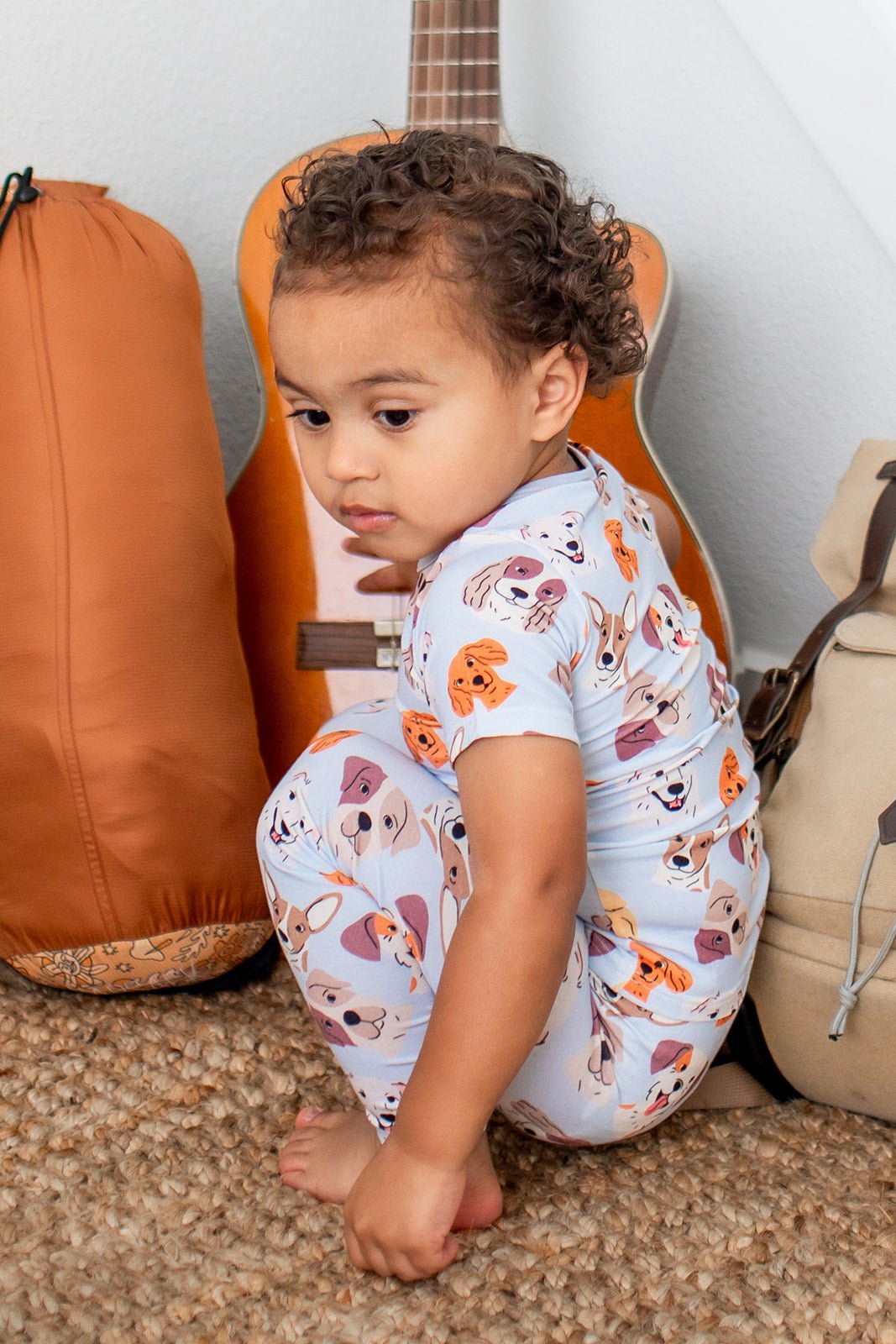 Bamboo Two-Piece Pajama Set - Dreamy Doggos
