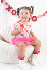 DREAM BIG LITTLE CO DREAMY PINK CHECKERS DREAM TUTU BODYSUIT DRESSEveretts Place