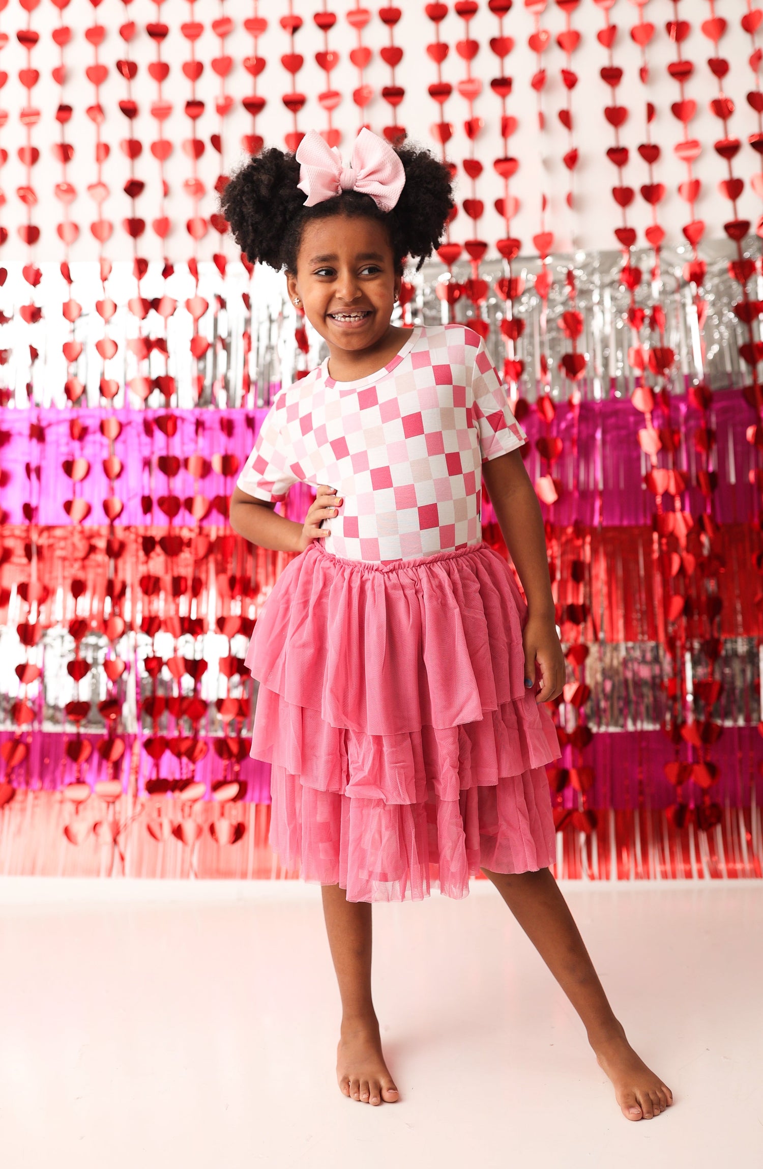 DREAM BIG LITTLE CO DREAMY PINK CHECKERS DREAM TUTU DRESSEveretts Place
