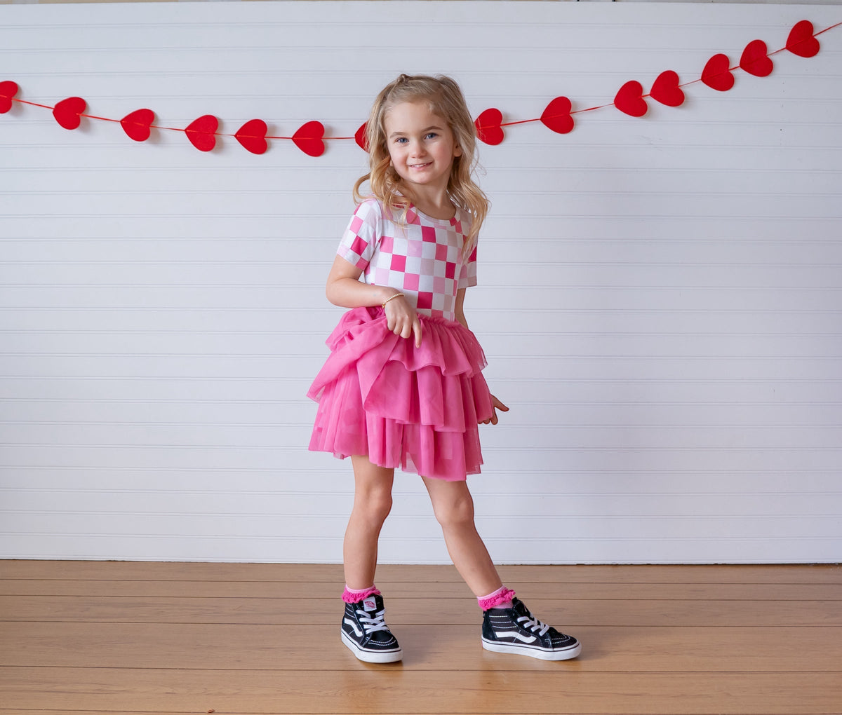 DREAM BIG LITTLE CO DREAMY PINK CHECKERS DREAM TUTU DRESSEveretts Place