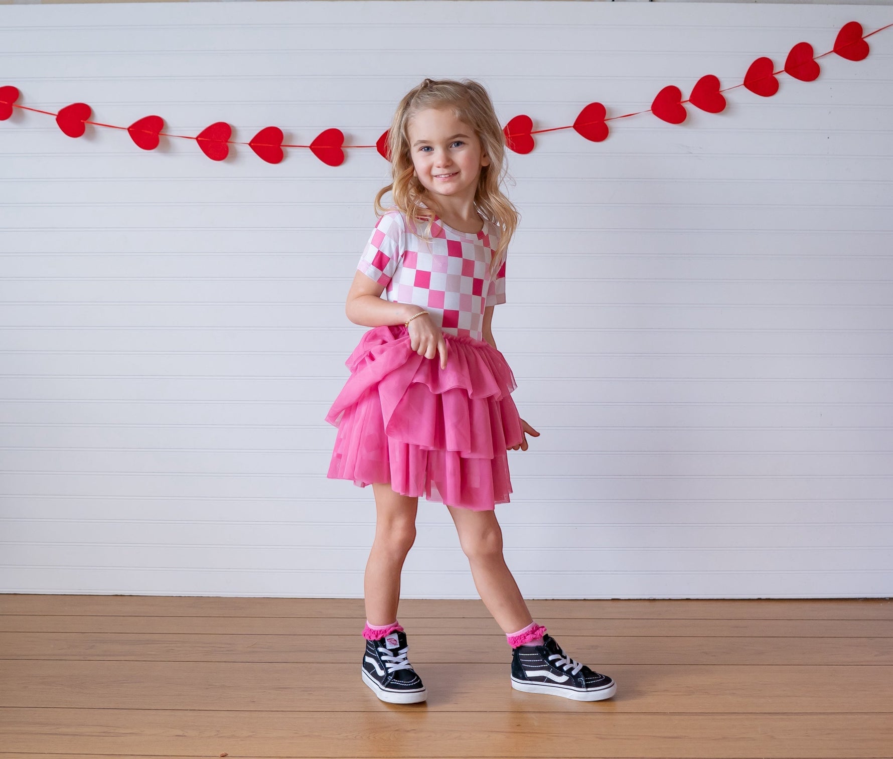 DREAM BIG LITTLE CO DREAMY PINK CHECKERS DREAM TUTU DRESSEveretts Place