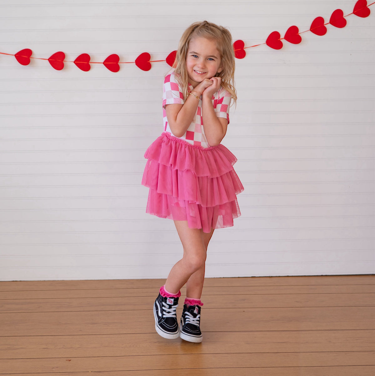 DREAM BIG LITTLE CO DREAMY PINK CHECKERS DREAM TUTU DRESSEveretts Place