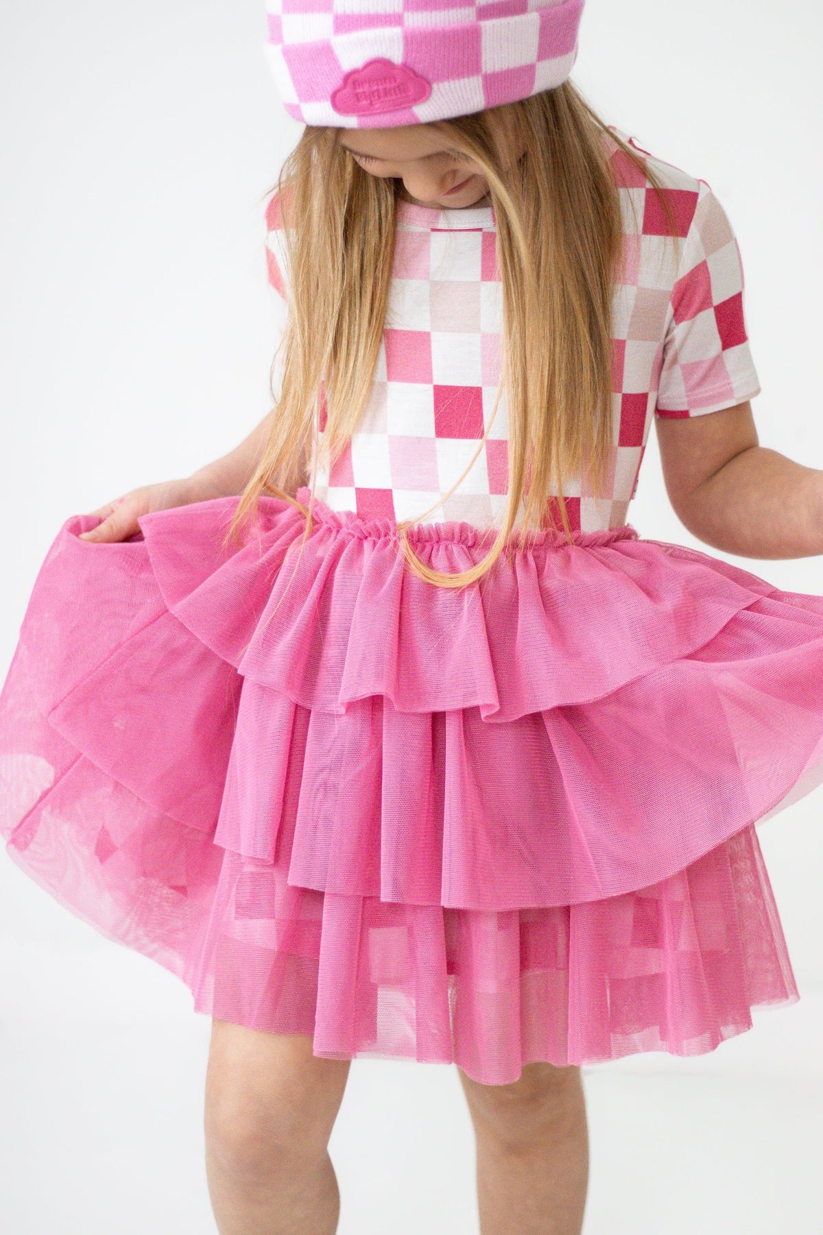DREAM BIG LITTLE CO DREAMY PINK CHECKERS DREAM TUTU DRESSEveretts Place