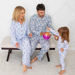 Bestaroo Dreidel Bows Bamboo Pajama Set for Women with Pockets and Button Top - 