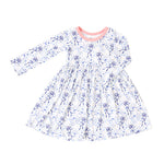 Long Sleeve Bamboo Dress - Dreidel & Star of David by Bestaroo