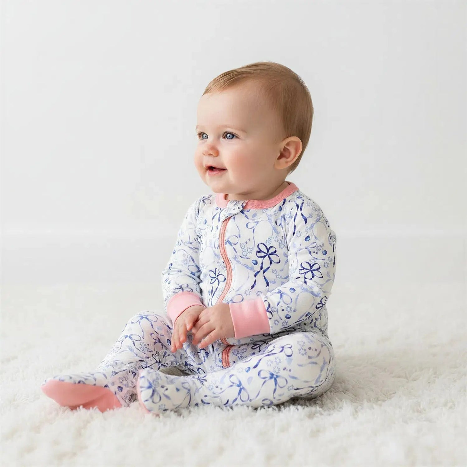 Bestaroo Dreidel Bows Footie - 