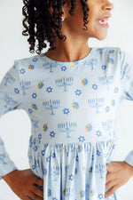 Mila & Rose ® Dreidel Darling L/S Pocket Twirl Dress - 