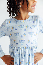 Mila & Rose ® Dreidel Darling L/S Pocket Twirl Dress - 