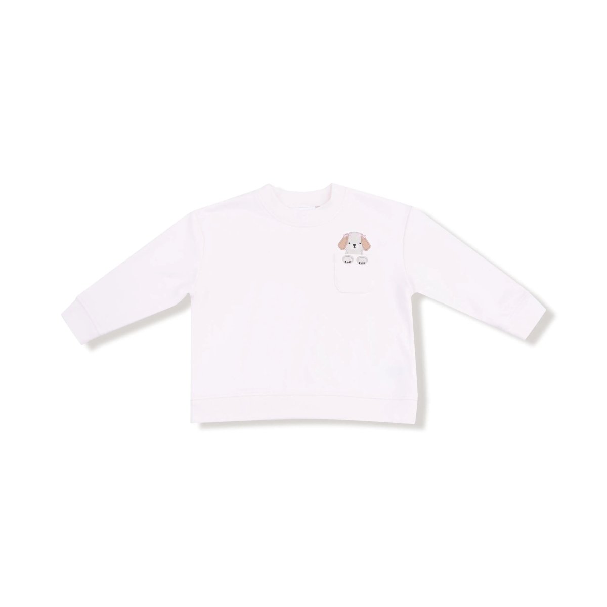 Angel Dear Drop Sleeve Sweatshirt and Jogger Set with Dog Pocket - Everetts Place Boutique - 