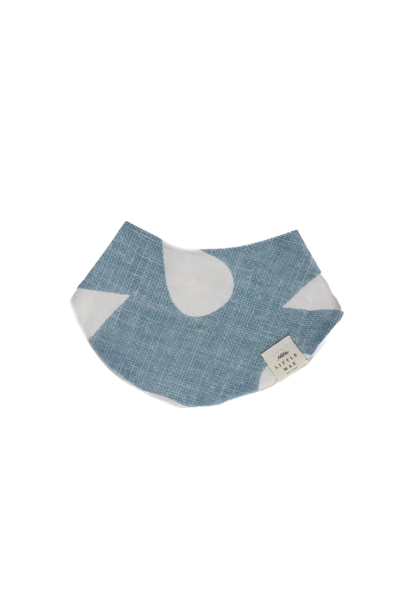 Little Mae & Co Droplet Classic Baby Bib Organic Cotton Adjustable Snaps - Everetts Place Boutique - 