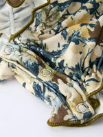 Rylee Faith Designs Duck Smocking Embroidery Baby Girls Camouflage Romper - 