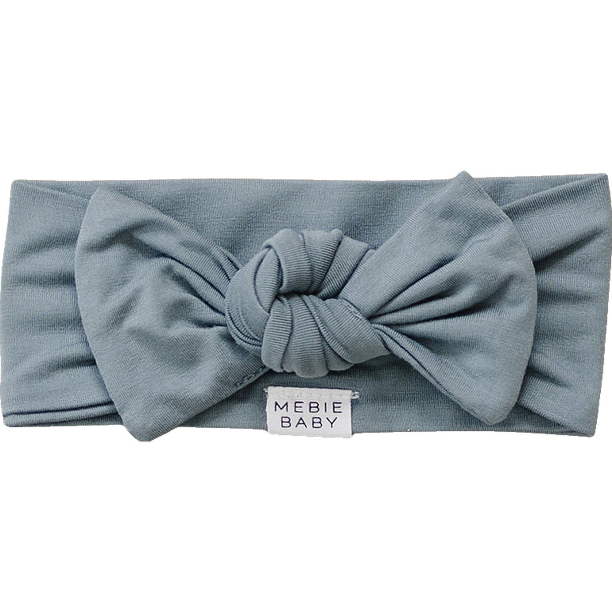 Mebie Baby Dusty Blue Bamboo Head Wrap - 