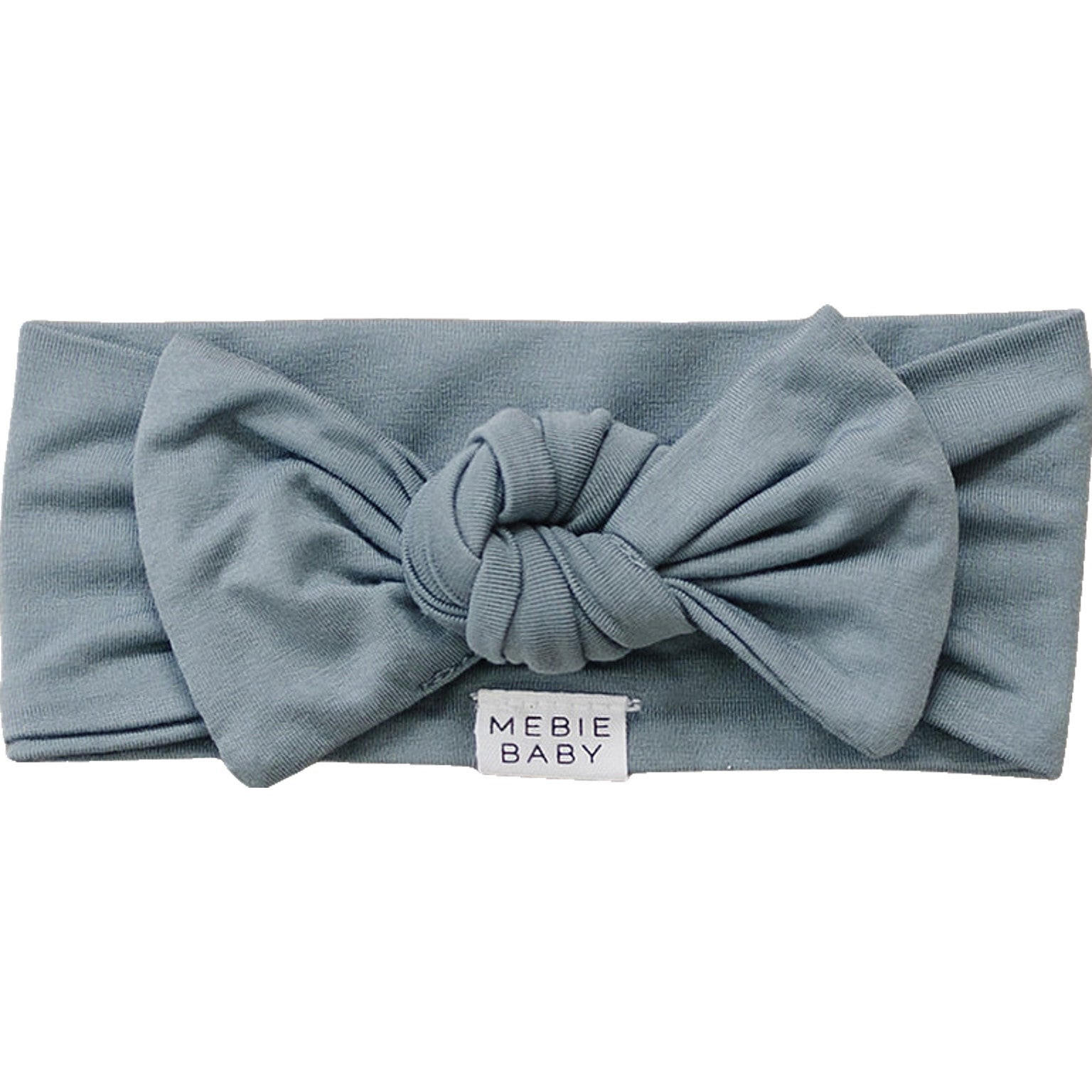 Mebie Baby Dusty Blue Bamboo Head Wrap - 