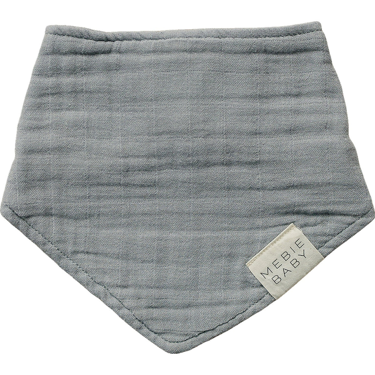 Dusty Blue Muslin Bib - Linens, Baby & Toddler Clothing, Grey, Towel, Bib | Everetts Place