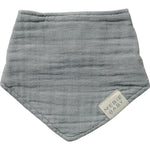 Dusty Blue Muslin Bib - Linens, Baby & Toddler Clothing, Grey, Towel, Bib | Everetts Place