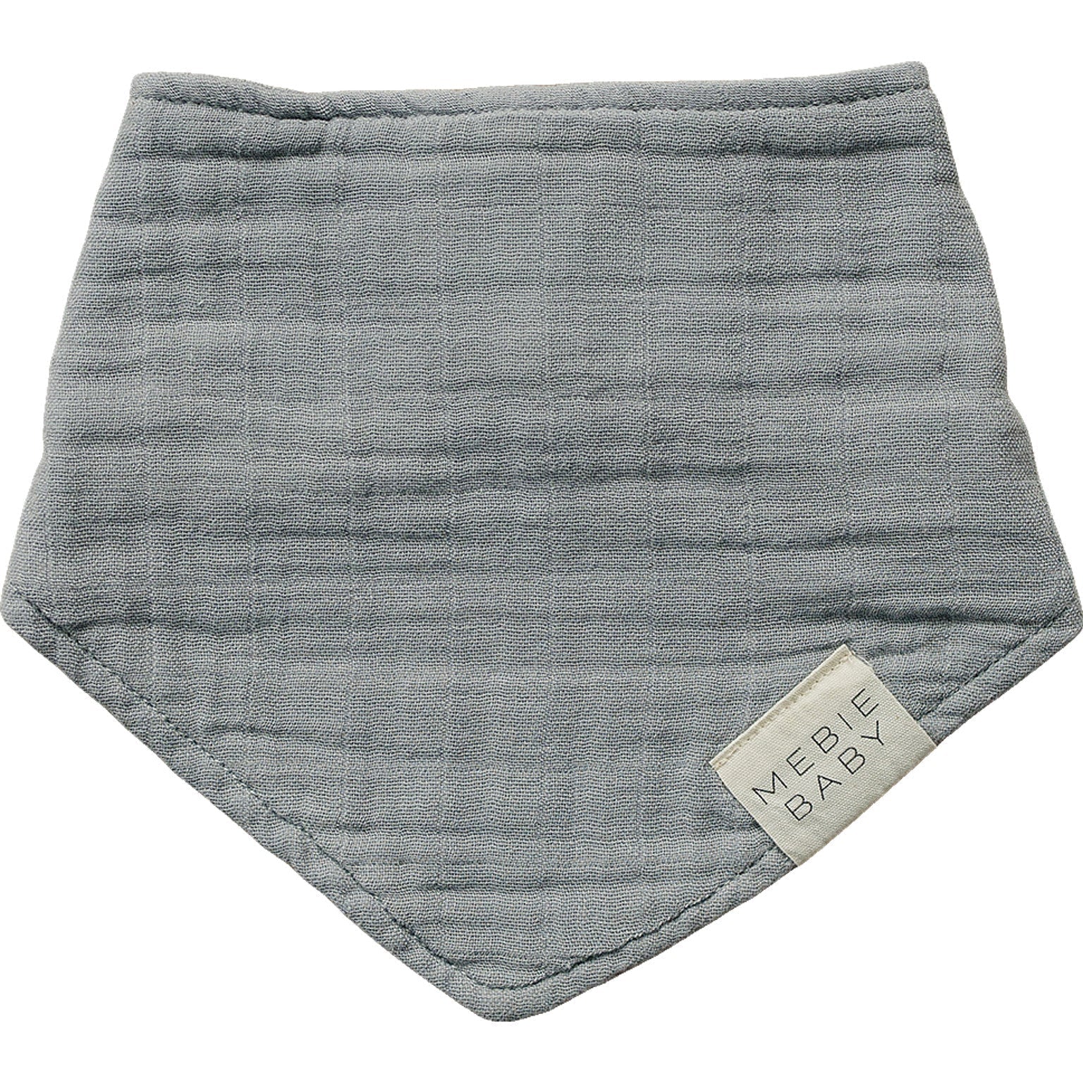 Dusty Blue Muslin Bib - Linens, Baby & Toddler Clothing, Grey, Towel, Bib | Everetts Place