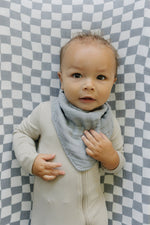 Mebie Baby Dusty Blue Muslin Bib - 