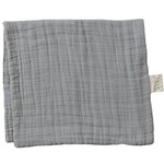Mebie Baby Dusty Blue Muslin Burp Cloth Ultra Soft Absorbent 100 Percent Cotton - 