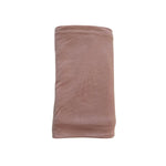 Harp Angel Boutique Dusty Pink Bamboo Stretch Swaddle Blanket for Cozy Newborn Comfort - 