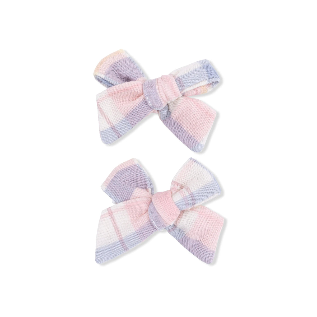 Angel Dear Dusty Plaid - 2 Pack Bow Clips - 