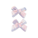 Angel Dear Dusty Plaid - 2 Pack Bow Clips - 