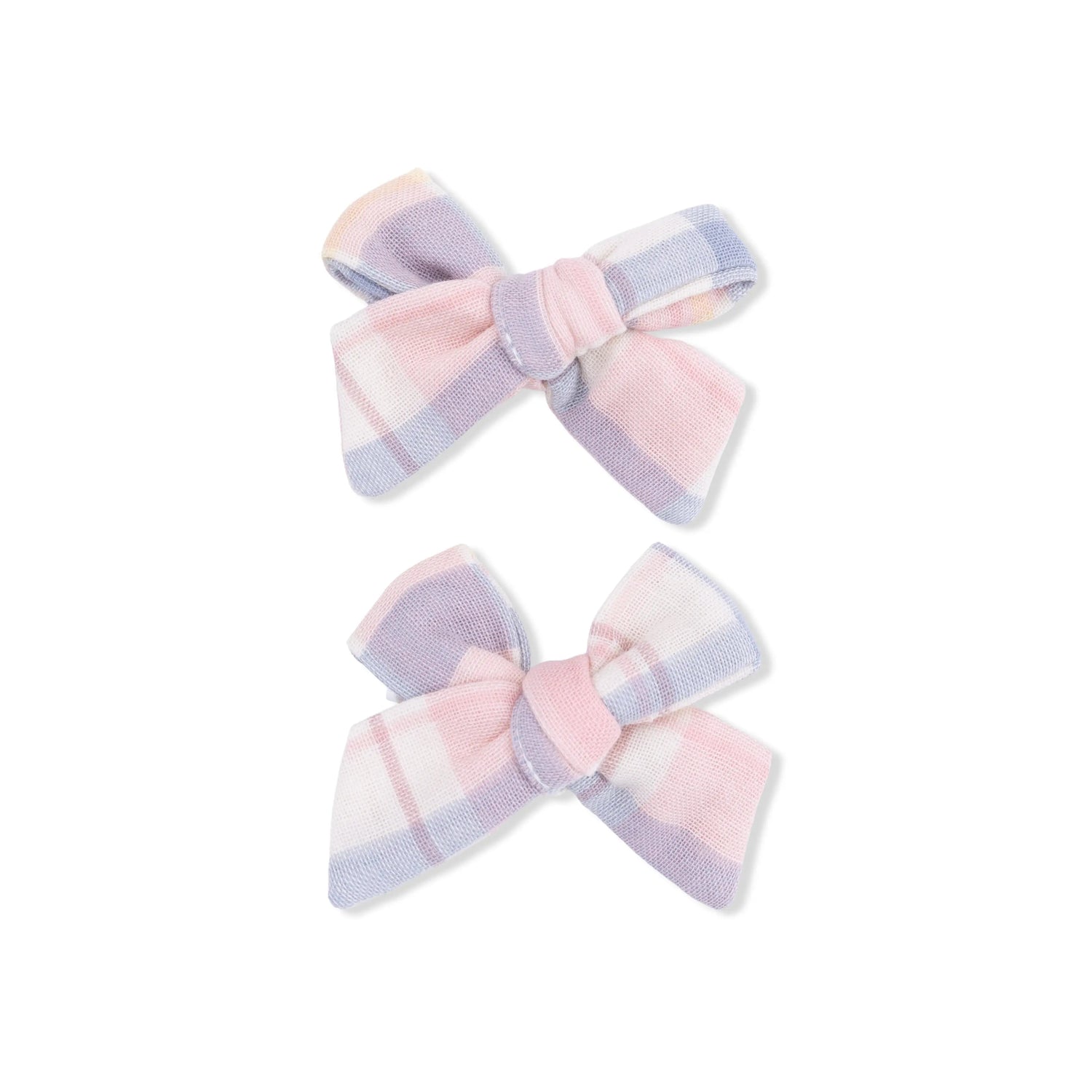 Angel Dear Dusty Plaid - 2 Pack Bow Clips - 