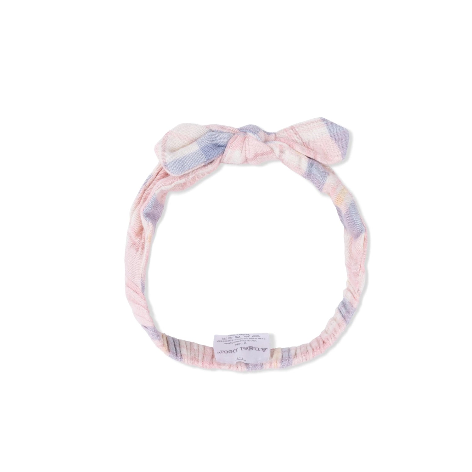 Dusty Plaid - Knot Headband - Headgear, Pink, Headband, Headpiece, Knot | Everetts Place
