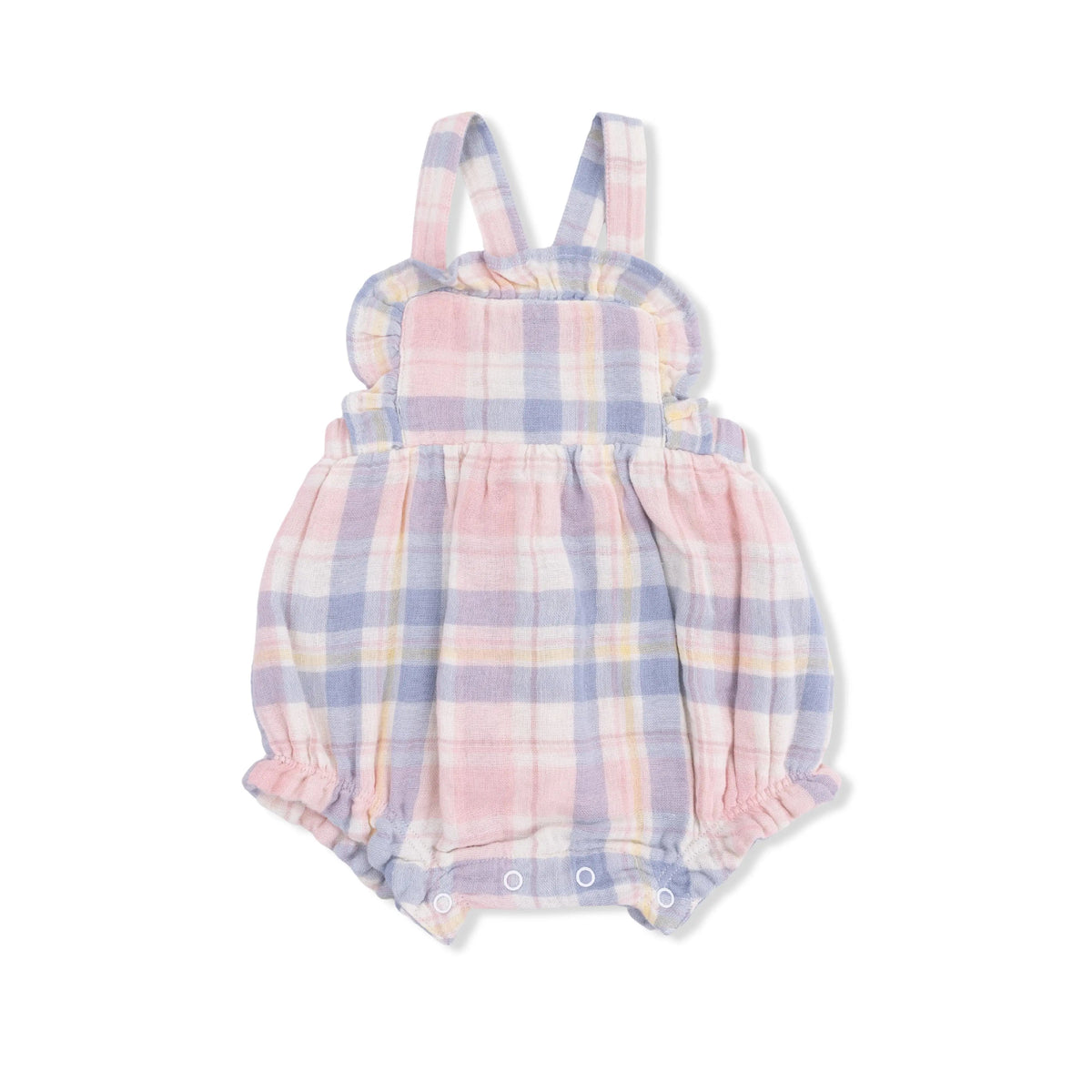 Angel Dear Dusty Plaid - Oxford Bubble - 