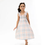 Angel Dear Dusty Plaid - Smocked Sundress with Bloomer - 
