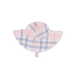 Dusty Plaid - Wide Brim Sun Hat - Headgear, Hat, Pink, Sun hat, Costume Hat | Everetts Place