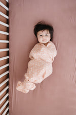 Mebie Baby Dusty Rose Bamboo Stretch Crib Sheet By Mebie Baby - 