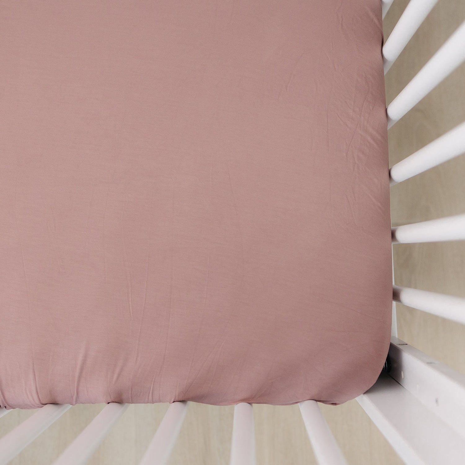 Mebie Baby Dusty Rose Bamboo Stretch Crib Sheet By Mebie Baby - 