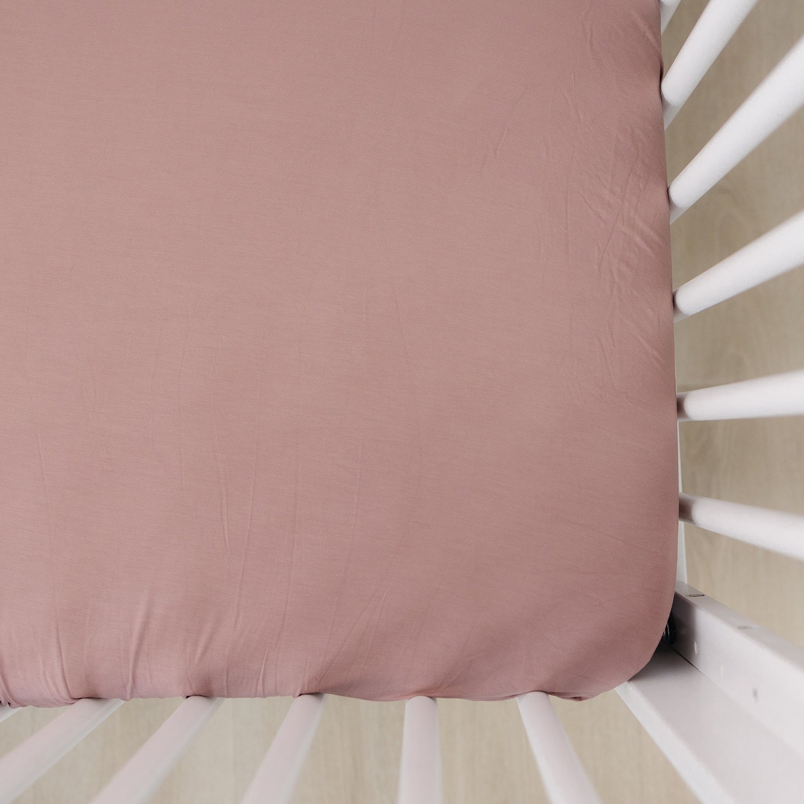 Mebie Baby Dusty Rose Bamboo Stretch Crib Sheet By Mebie Baby - 