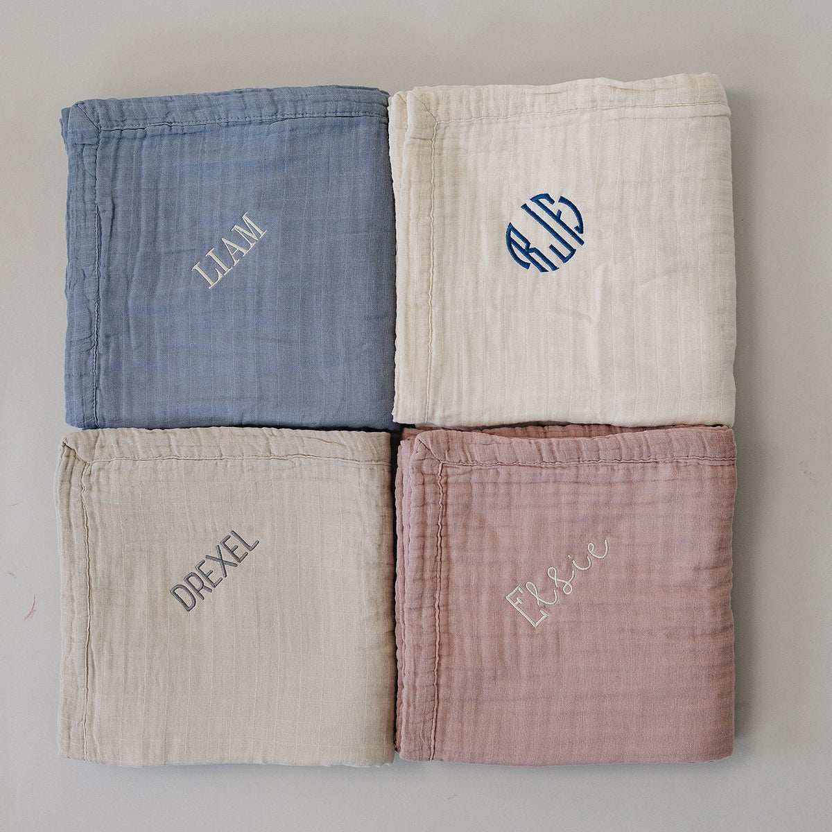 Mebie Baby Dusty Rose Muslin Quilt - 