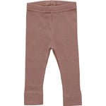 Dusty Rose Organic Leggings - Woolen, Wool, Active Pants, Pattern, Knitting | Everetts Place