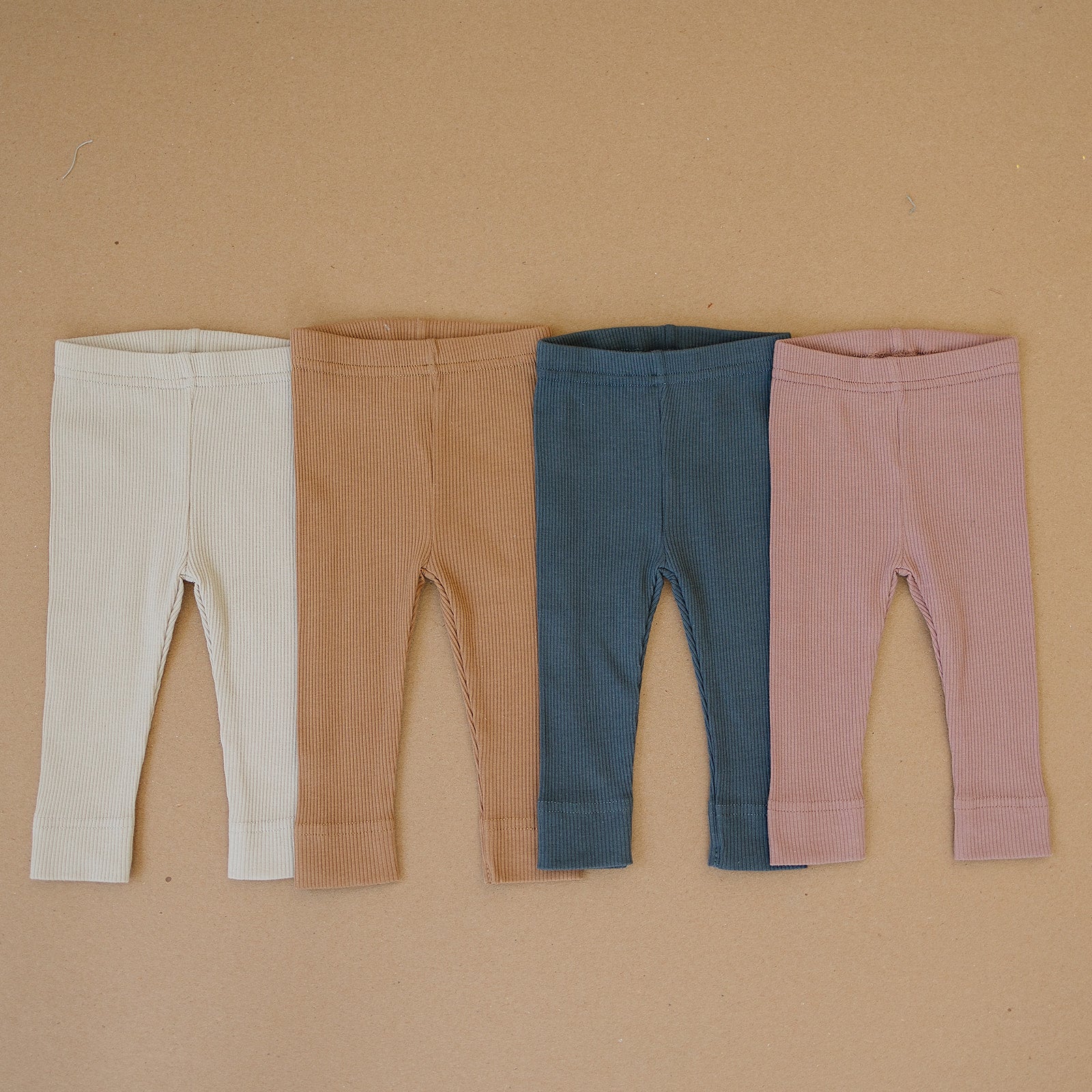Mebie Baby Dusty Rose Organic Leggings - 