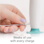 Nanobébé E - Brush Electric Baby Bottle Brush with Fast Cleaning for New Parents - 