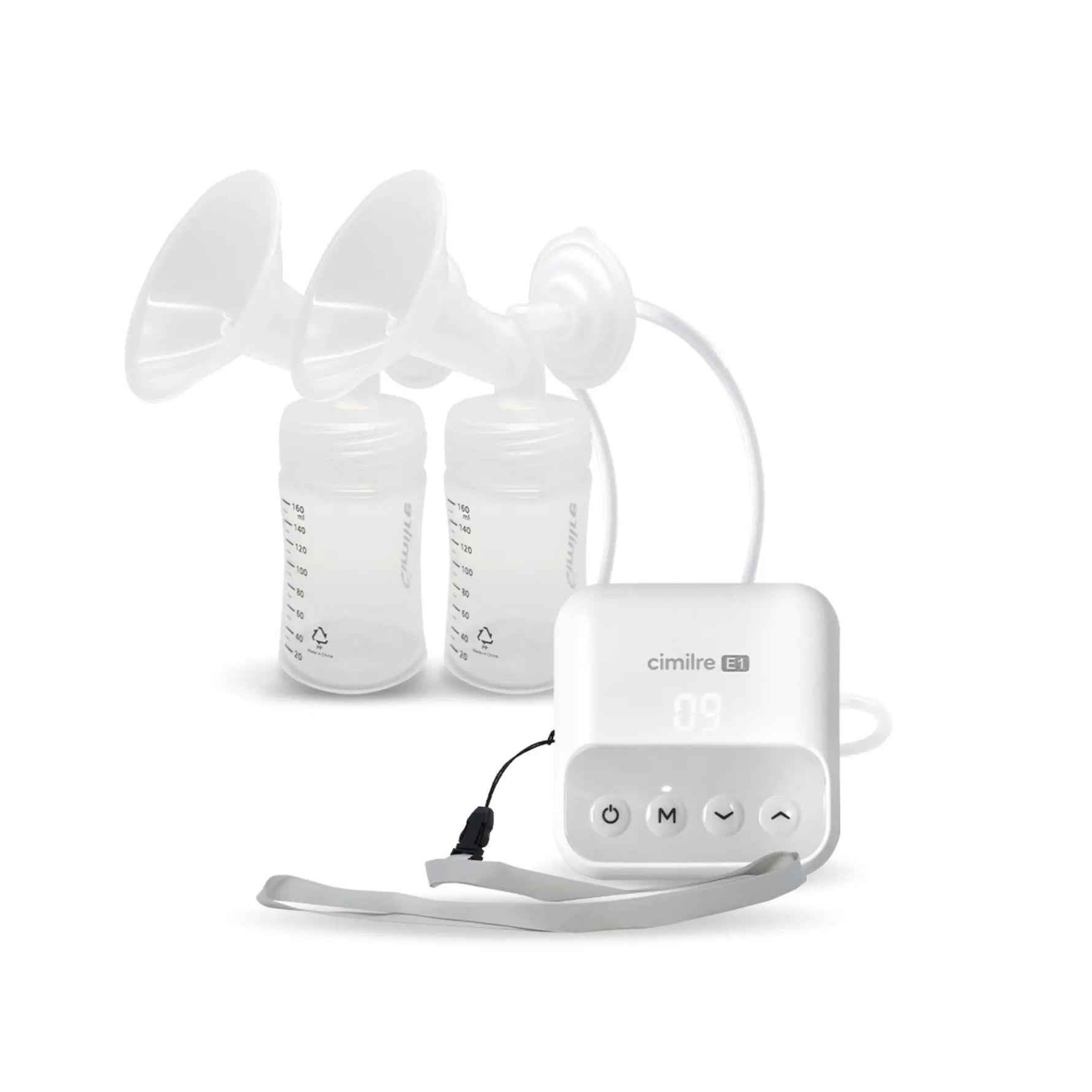 Cimilre Breast Pumps E1 Portable Double Electric and Rechargeable Breast Pump - 