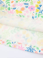 Rylee Faith Designs Easter Bunny Embroidered Pom - Pom Short - Sleeved Girls Dress - 