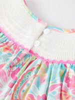 Rylee Faith Designs Easter Cross Smocking Embroidery Baby Girl Set - Everetts Place Boutique - 