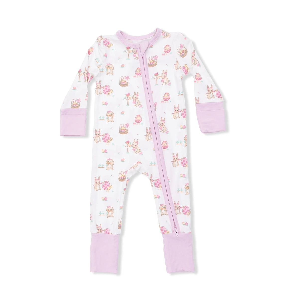 Angel Dear Easter Egg Hunt Pink - Convertible Romper - 