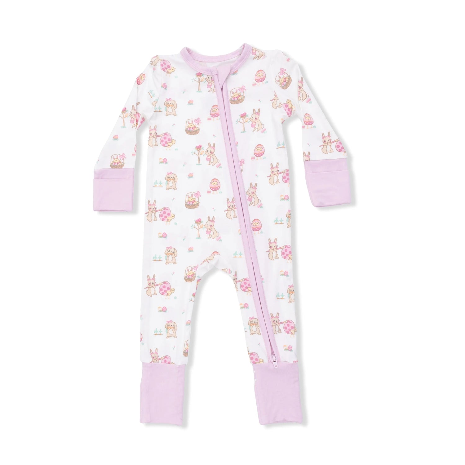 Angel Dear Easter Egg Hunt Pink - Convertible Romper - 