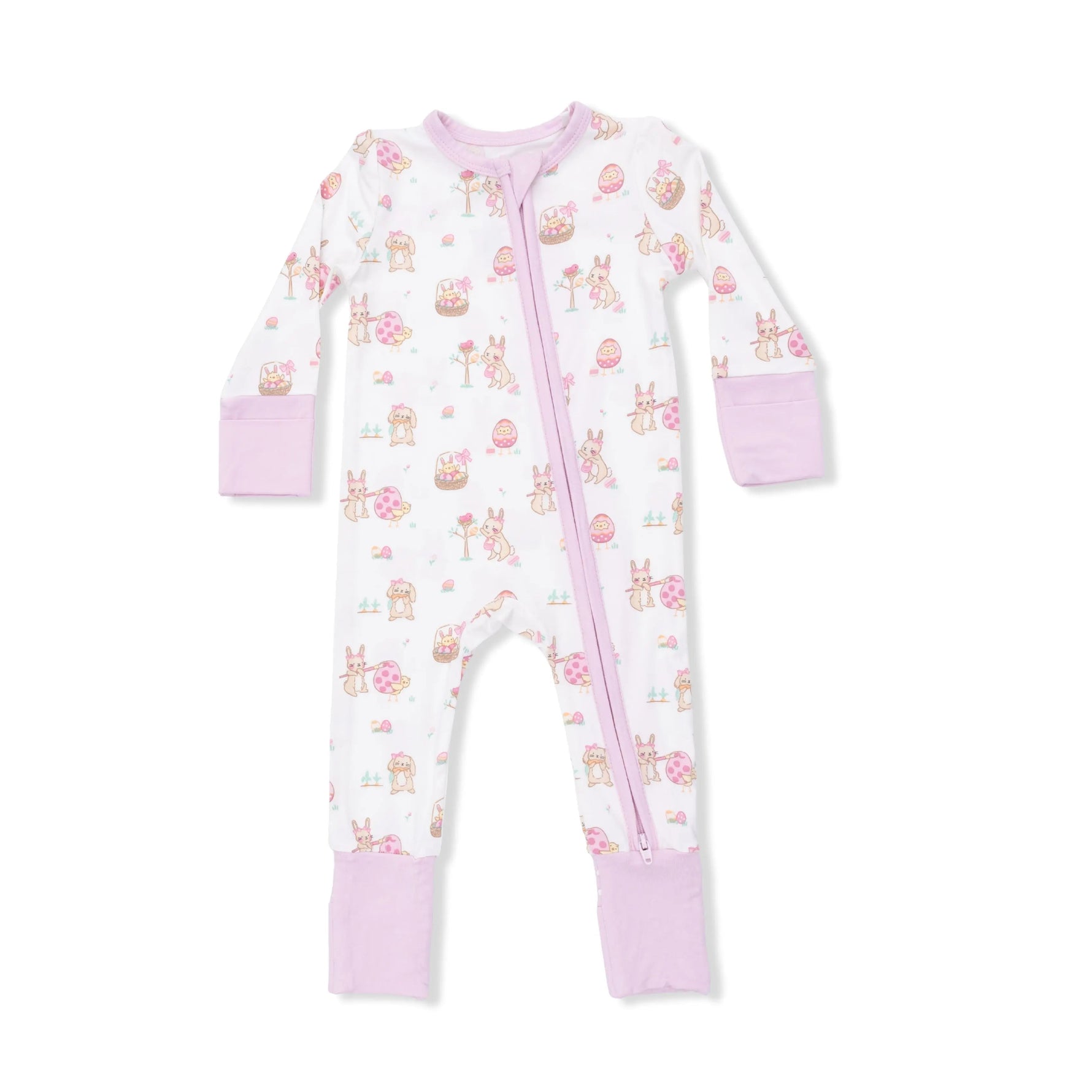 Angel Dear Easter Egg Hunt Pink - Convertible Romper - 