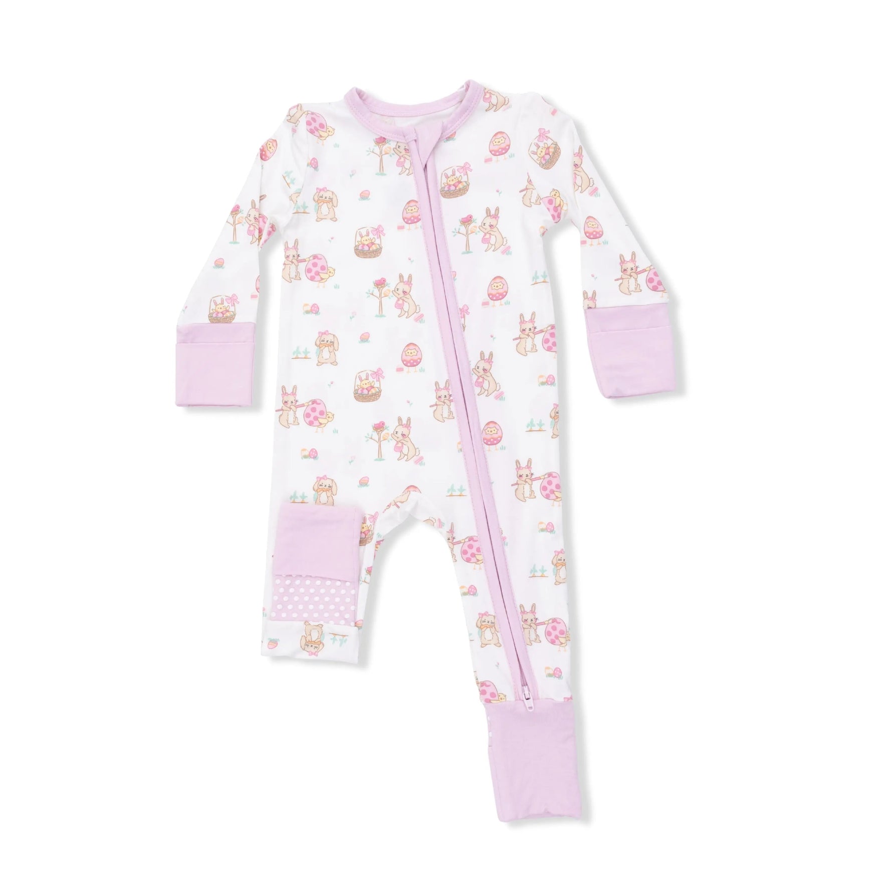 Angel Dear Easter Egg Hunt Pink - Convertible Romper - 
