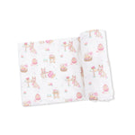 Angel Dear Easter Egg Hunt Pink - Swaddle Blanket - 