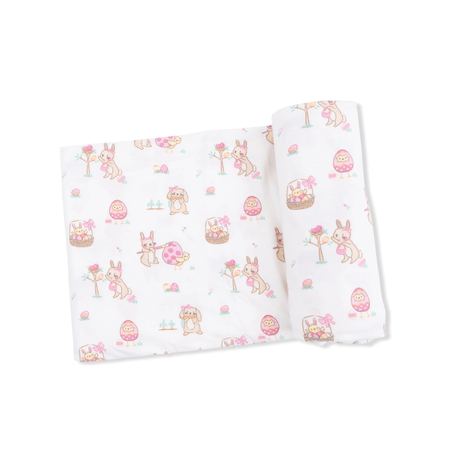 Angel Dear Easter Egg Hunt Pink - Swaddle Blanket - 