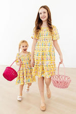 Mila & Rose ® Easter Picnic Smocked Ruffle Dress - 
