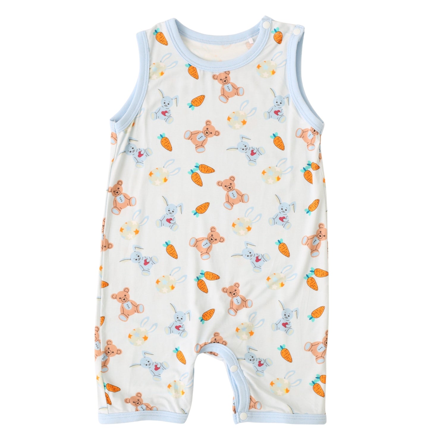 Bamboo Sleeveless Shortall - Carrot Crew