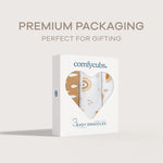 Comfy Cubs Easy Swaddle Blankets in Rainbow Bohemian, Pack of 3 - 