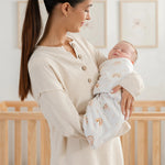 Comfy Cubs Easy Swaddle Blankets in Rainbow Bohemian, Pack of 3 - 